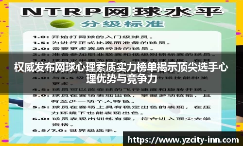 权威发布网球心理素质实力榜单揭示顶尖选手心理优势与竞争力